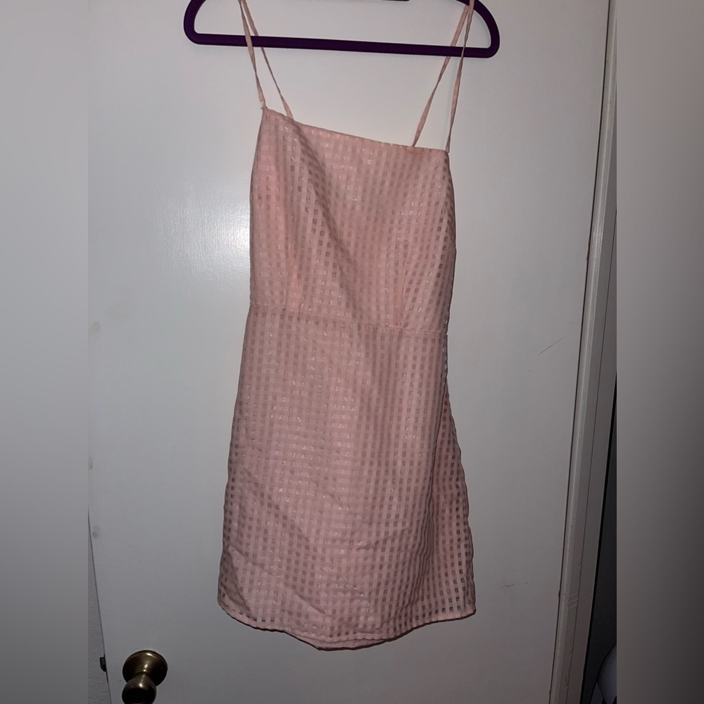 Altr’d state pink gingham dress